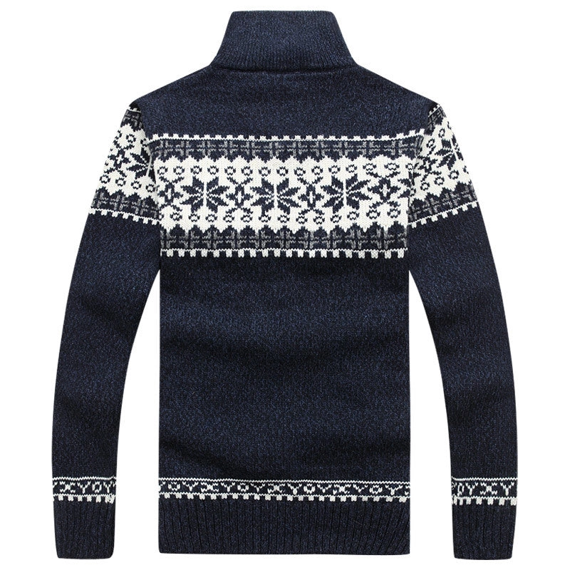 West Louis™ Christmas Snowflake Wool Sweater