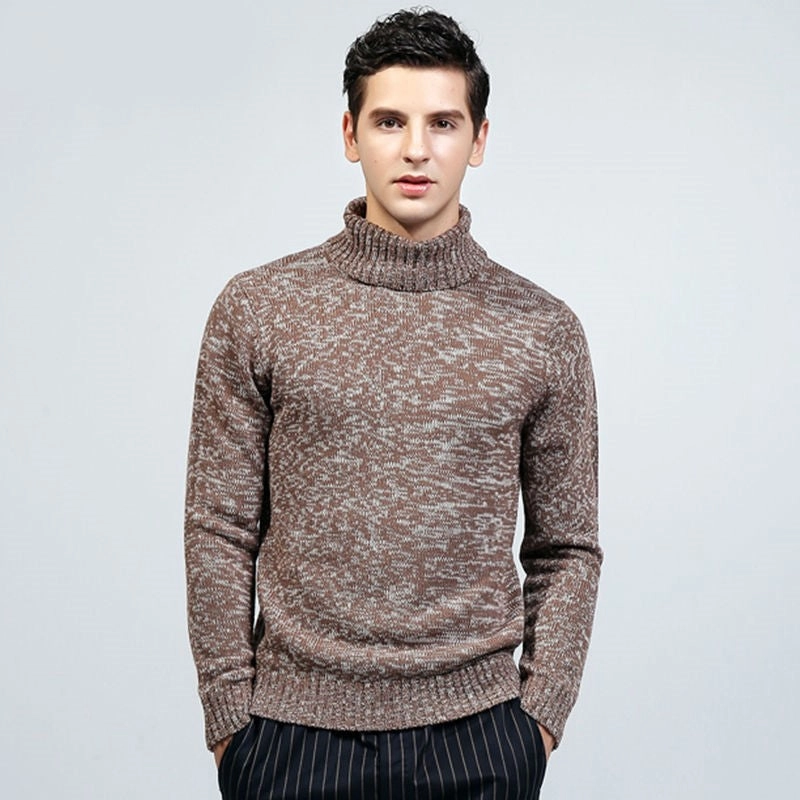 West Louis™ Turtle Neck Thick Acrylic Sweater