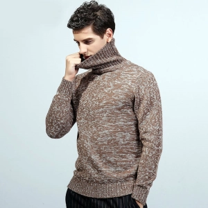 West Louis™ Turtle Neck Thick Acrylic Sweater