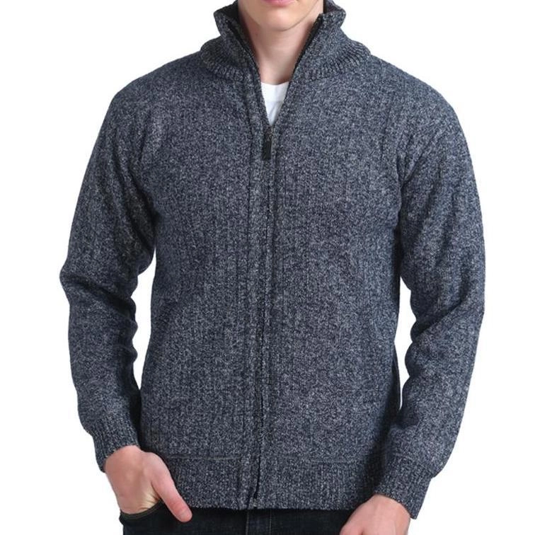 West Louis™ Zipper Turtleneck Cardigan