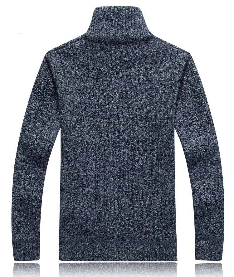 West Louis™ Zipper Turtleneck Cardigan
