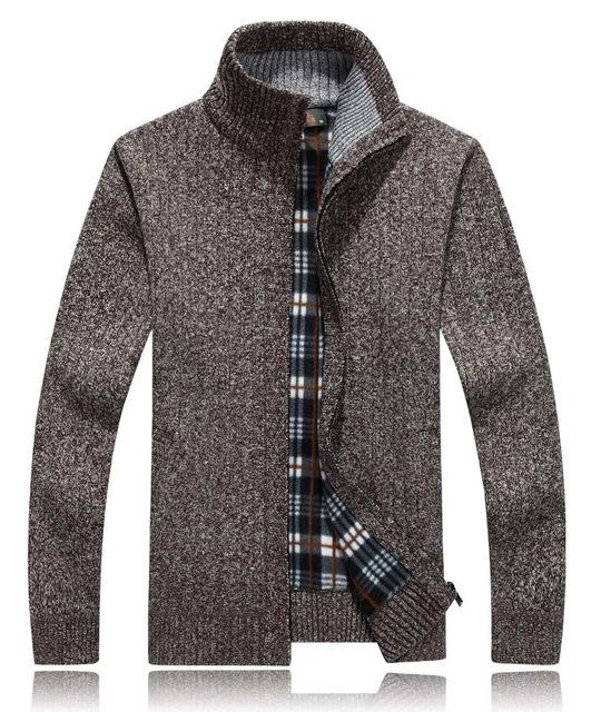 West Louis™ Zipper Turtleneck Cardigan