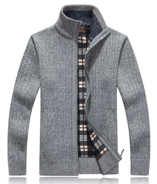 West Louis™ Zipper Turtleneck Cardigan