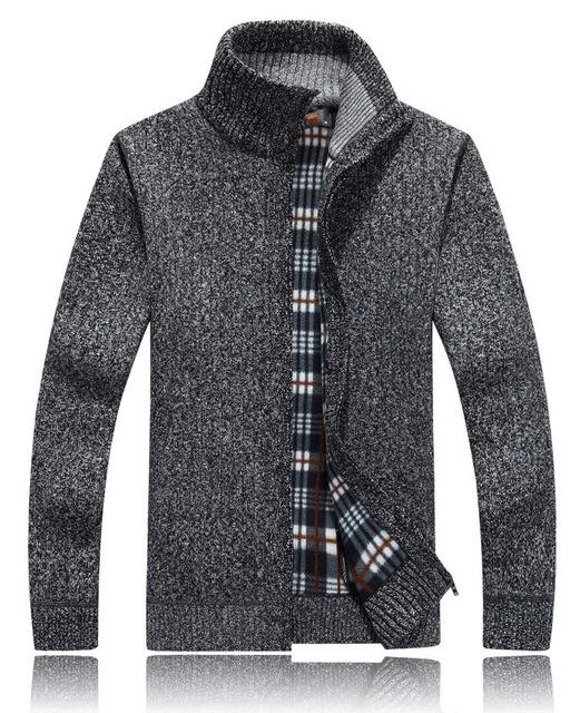 West Louis™ Zipper Turtleneck Cardigan