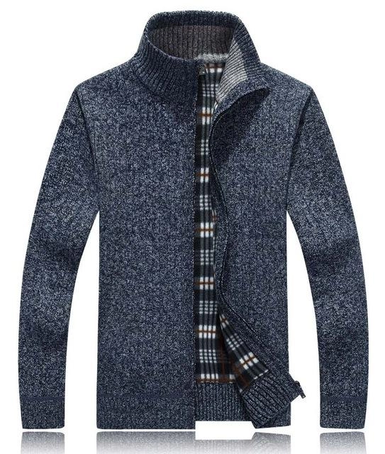 West Louis™ Zipper Turtleneck Cardigan