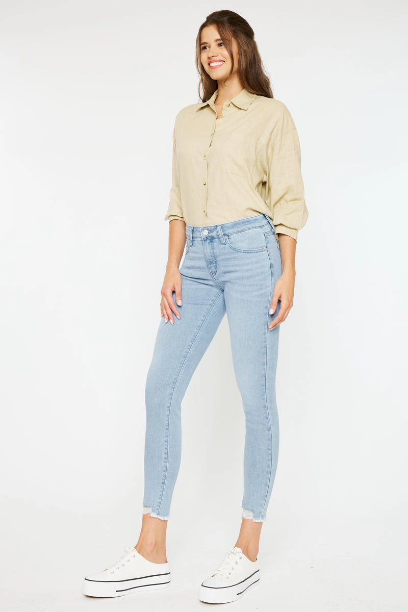 Willowbrook Essentials Mid Rise Ankle Skinny Jeans