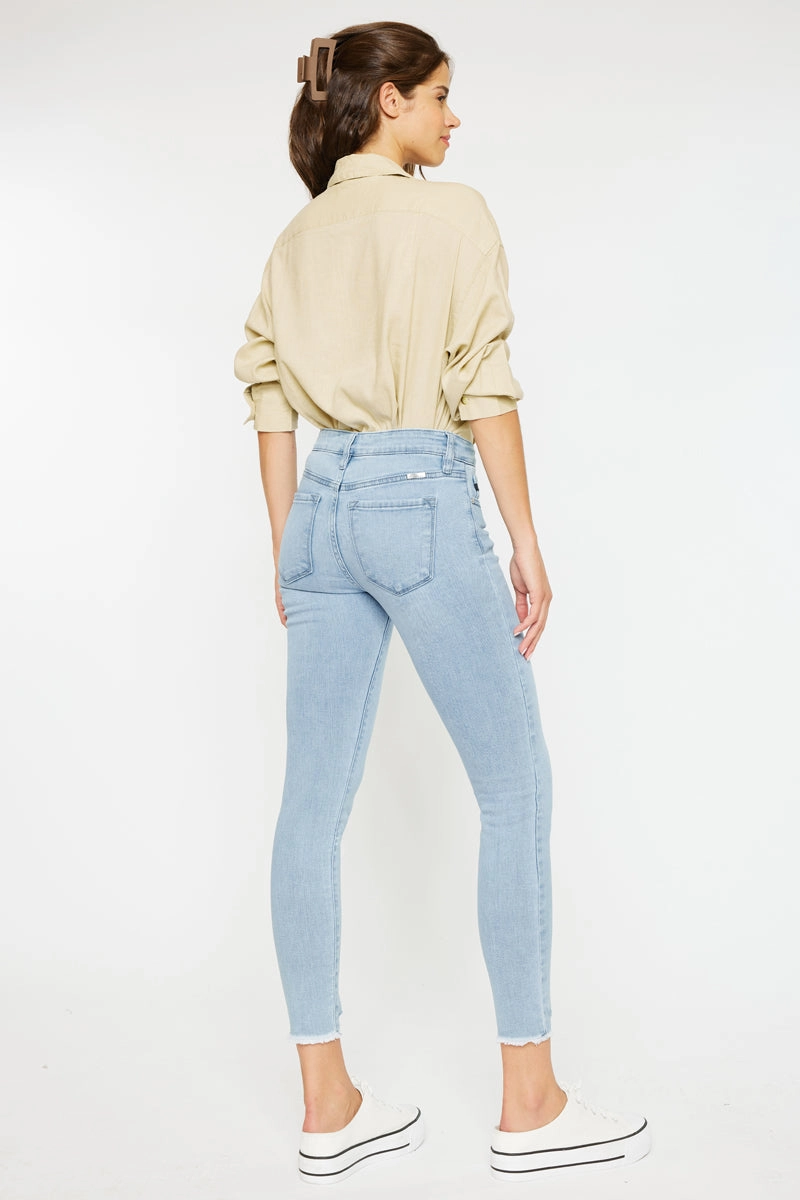 Willowbrook Essentials Mid Rise Ankle Skinny Jeans