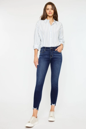 Willowbrook Essentials Mid Rise Ankle Skinny Jeans