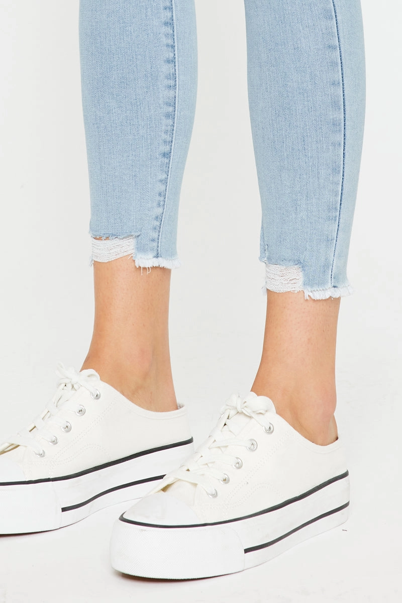 Willowbrook Essentials Mid Rise Ankle Skinny Jeans