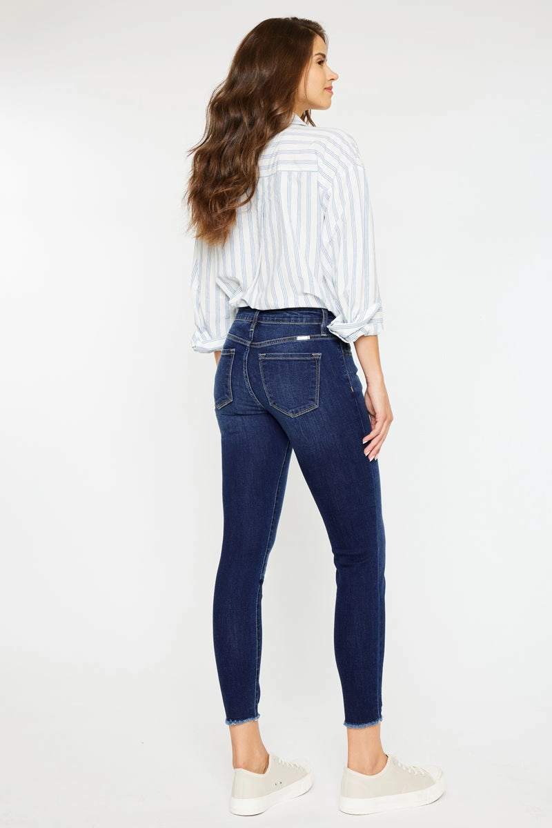 Willowbrook Essentials Mid Rise Ankle Skinny Jeans