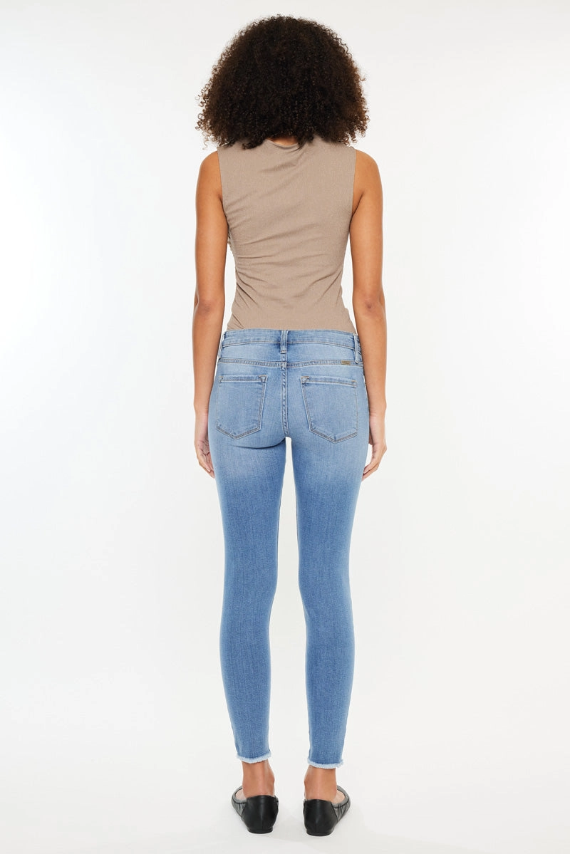 Willowbrook Essentials Mid Rise Ankle Skinny Jeans
