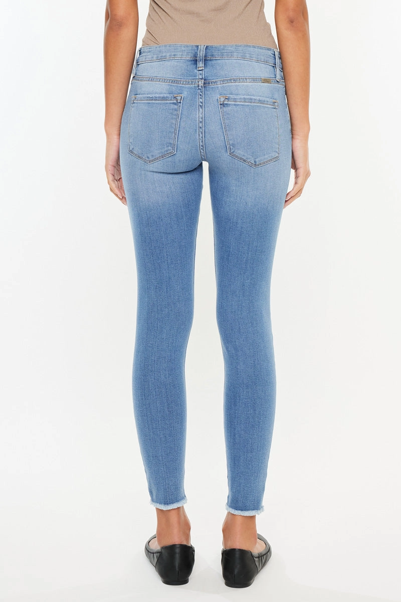 Willowbrook Essentials Mid Rise Ankle Skinny Jeans