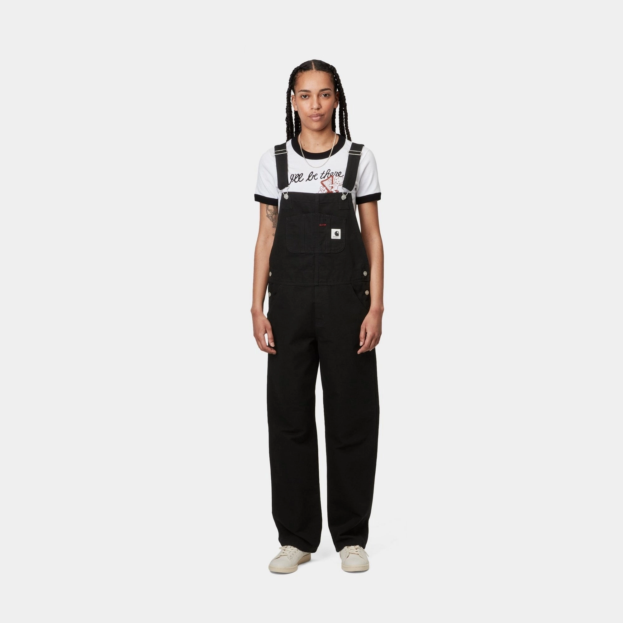 Women’s Bib Overall Straight | Black