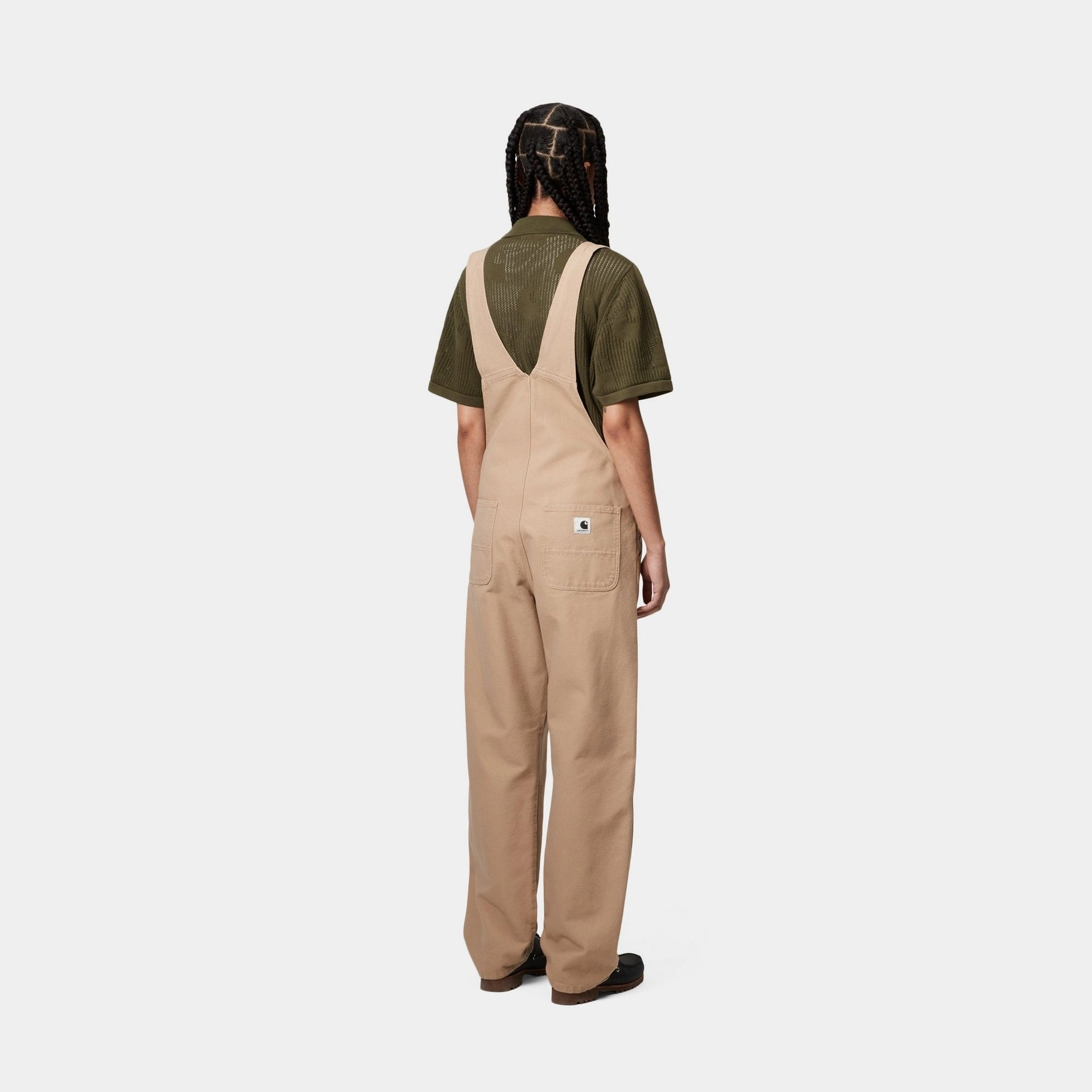 Women’s Bib Overall Straight | Dusty Hamilton Brown