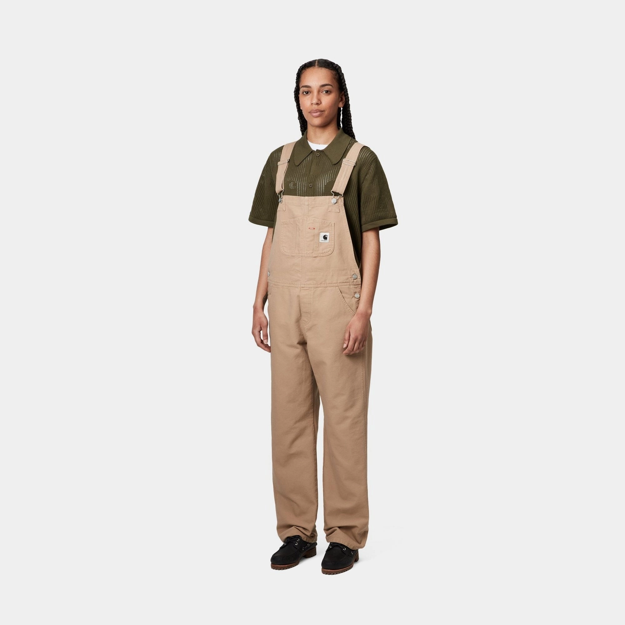 Women’s Bib Overall Straight | Dusty Hamilton Brown