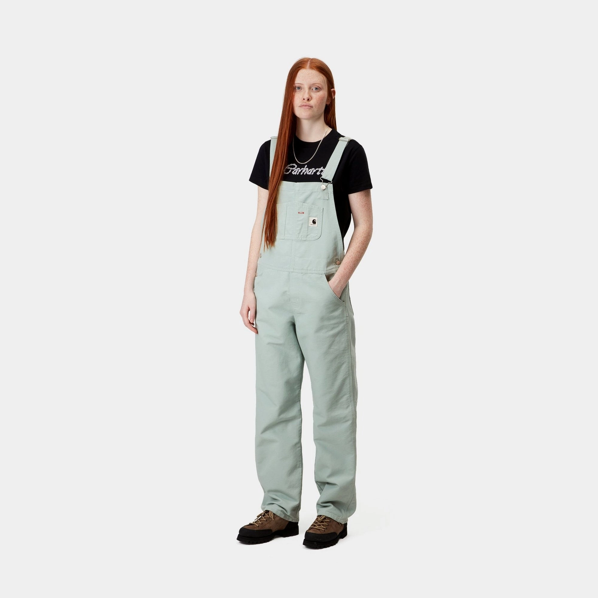 Women’s Bib Overall Straight | Frosted Green
