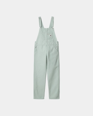 Women’s Bib Overall Straight | Frosted Green