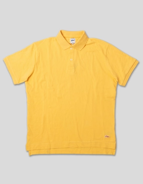 YELLOW PIQUE PENNANT POLO