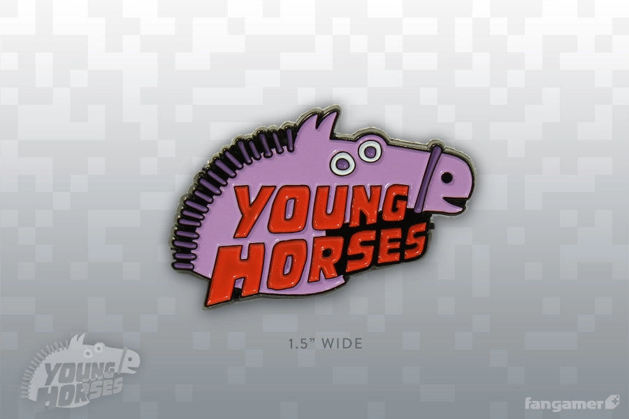 Young Horses Lapel Pin