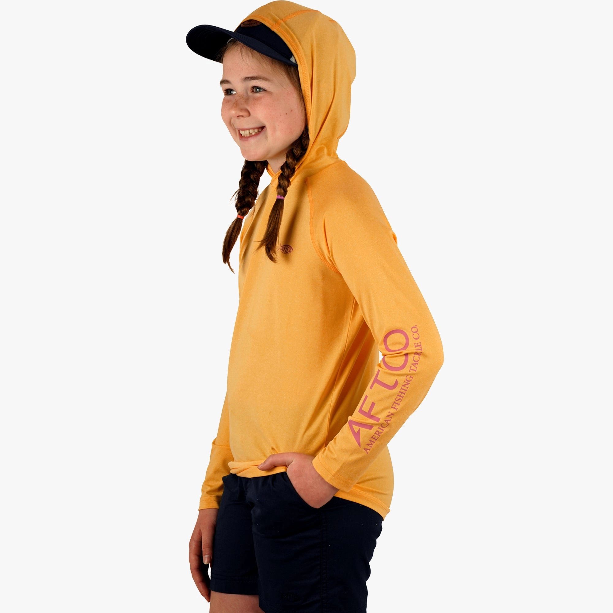 Youth Samurai Hood Performance LS Shirt