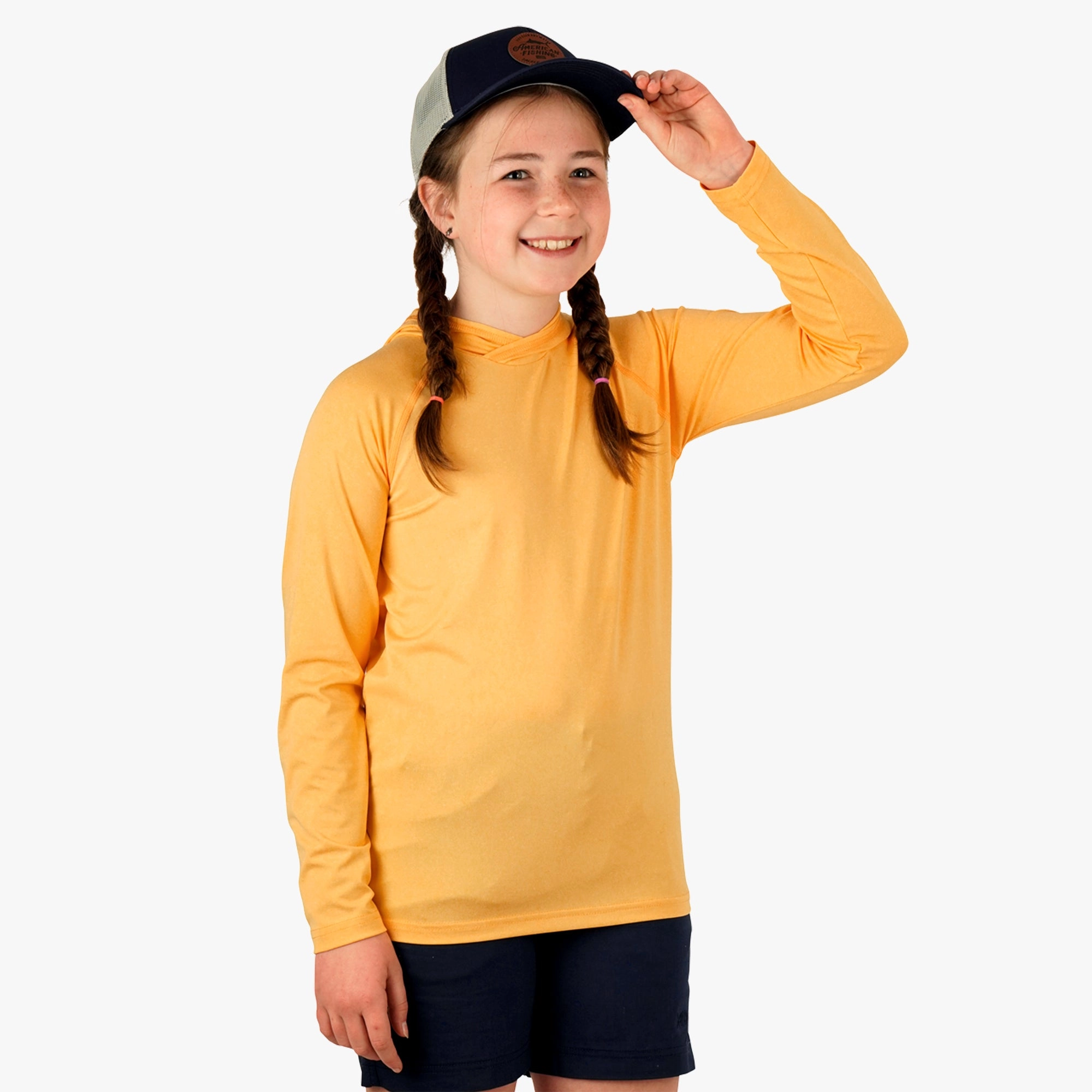Youth Samurai Hood Performance LS Shirt