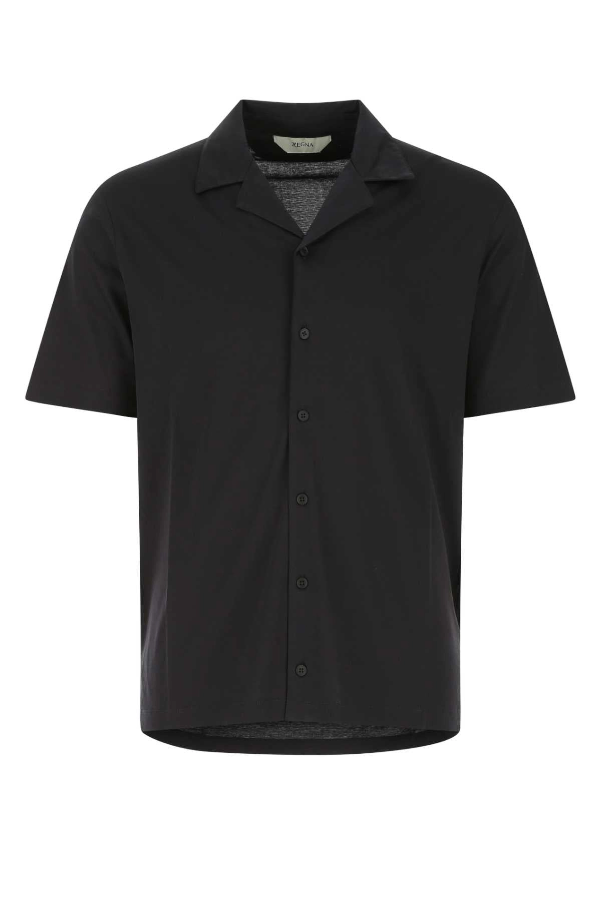Z Zegna Buttoned Short-Sleeved Shirt