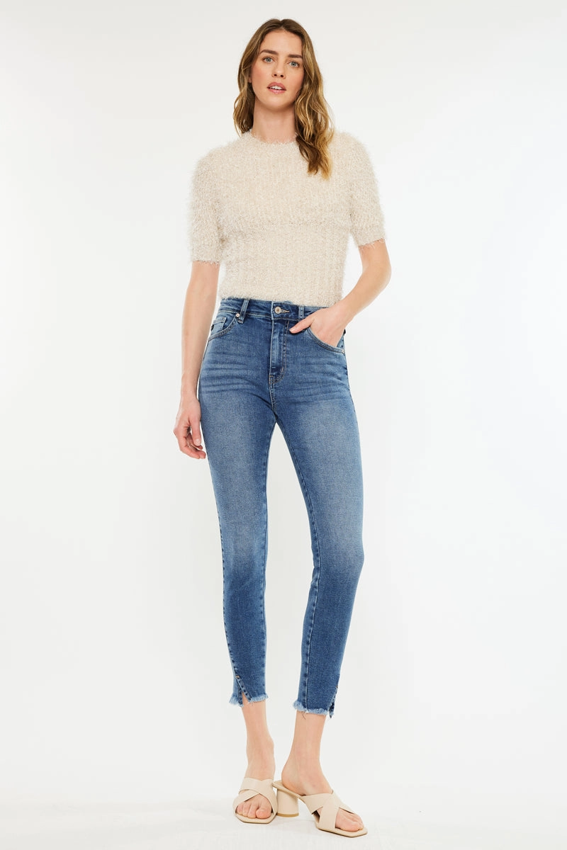 Zinnia High Rise Ankle Skinny Jeans
