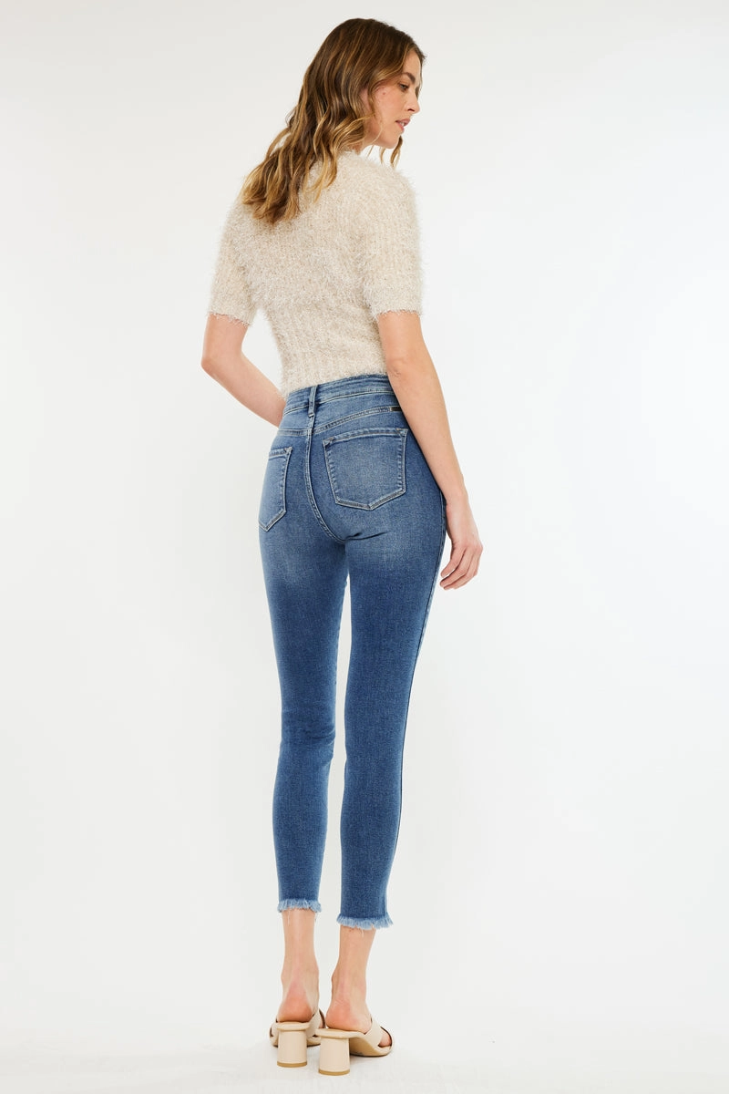 Zinnia High Rise Ankle Skinny Jeans